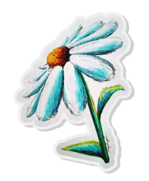 Daisy Vinyl Stickers