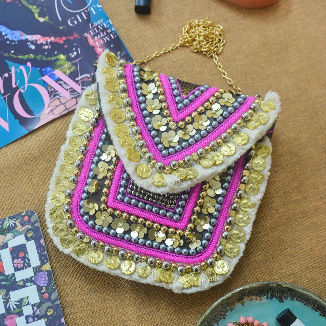 Dark Grey Boho Sling Small