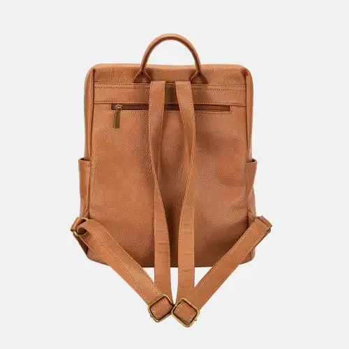 David Jones Leather Backpack