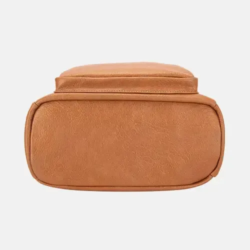 David Jones Leather Backpack