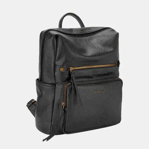 David Jones Leather Backpack
