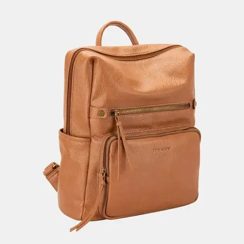 David Jones Leather Backpack