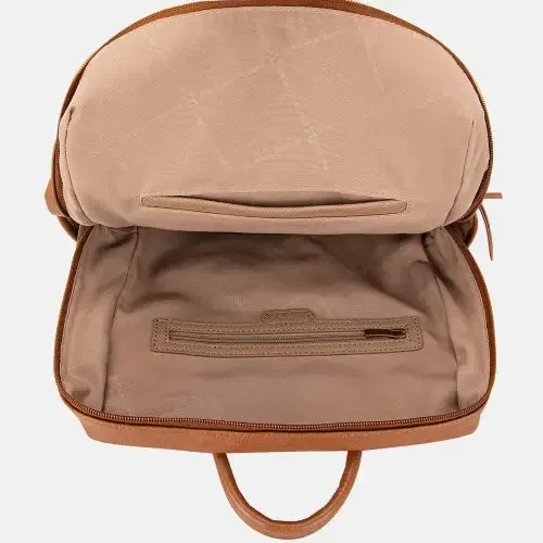 David Jones Leather Backpack