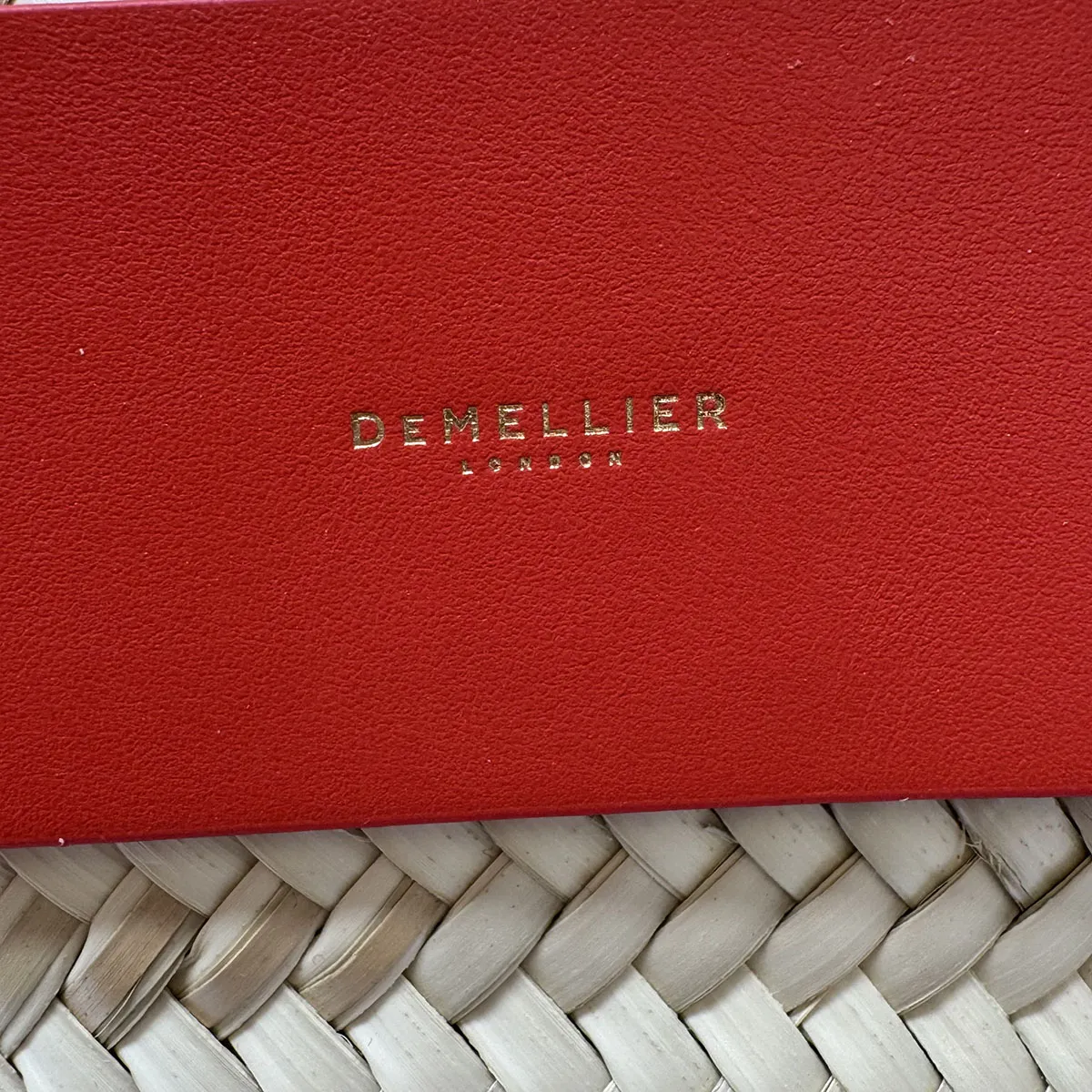 Demellier Straw Bucket Bag