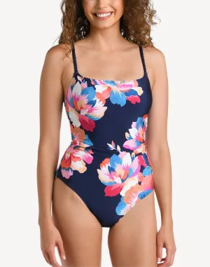 Denim Bouquet Lingerie One Piece