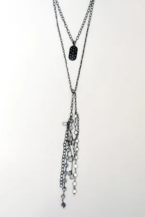 Diamond Dogtag Necklace