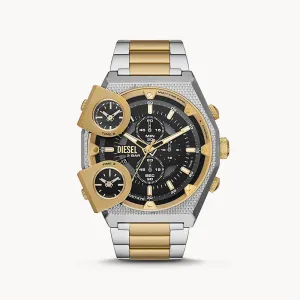 DIESEL SIDESHOW SILVER MENS STAINLESS STEEL WATCH