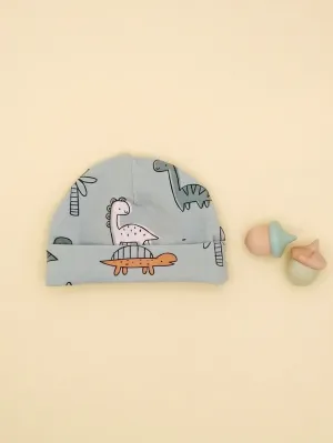 Dino Buddies, Mint, Preemie Round Hat