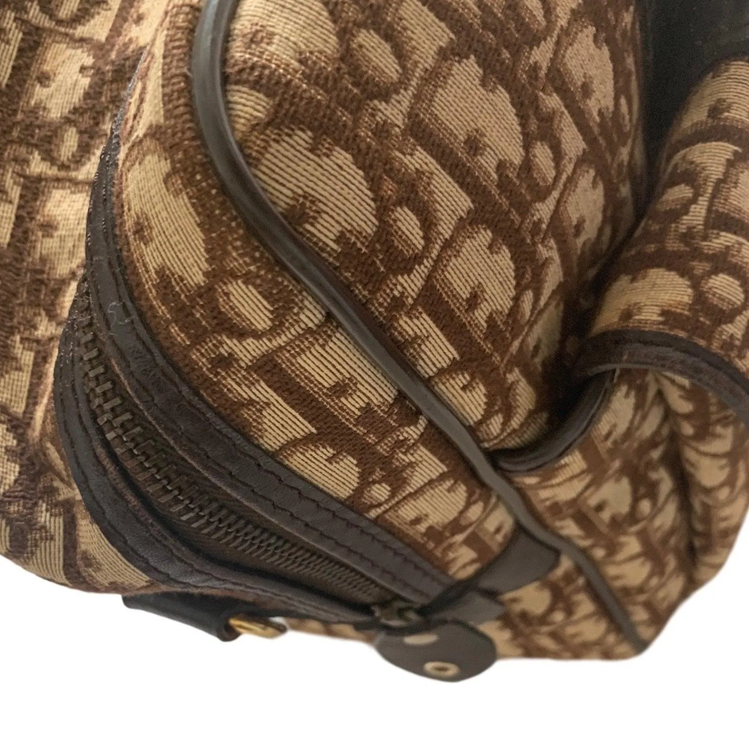 Dior Brown Oversized Top Handle Bag