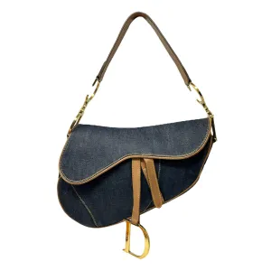 Dior Denim Saddle Bag