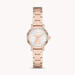 DKNY  SOHO ROSE GOLD STAINLESS STEEL WOMENS WATCH