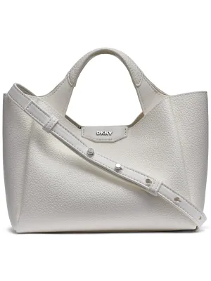 DKNY Women White Solid Handbags