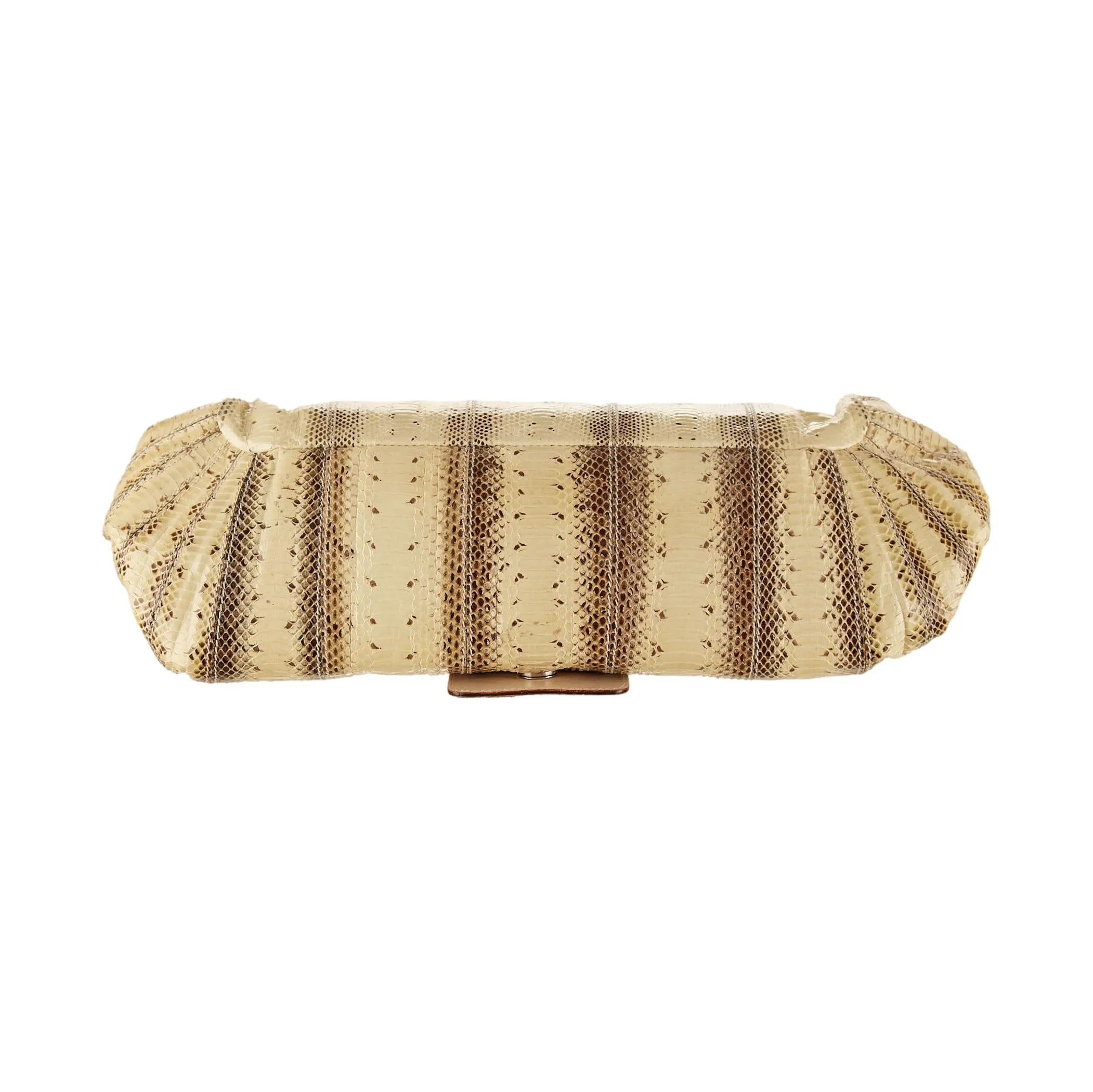 Dolce & Gabbana Yellow Snakeskin Shoulder Bag