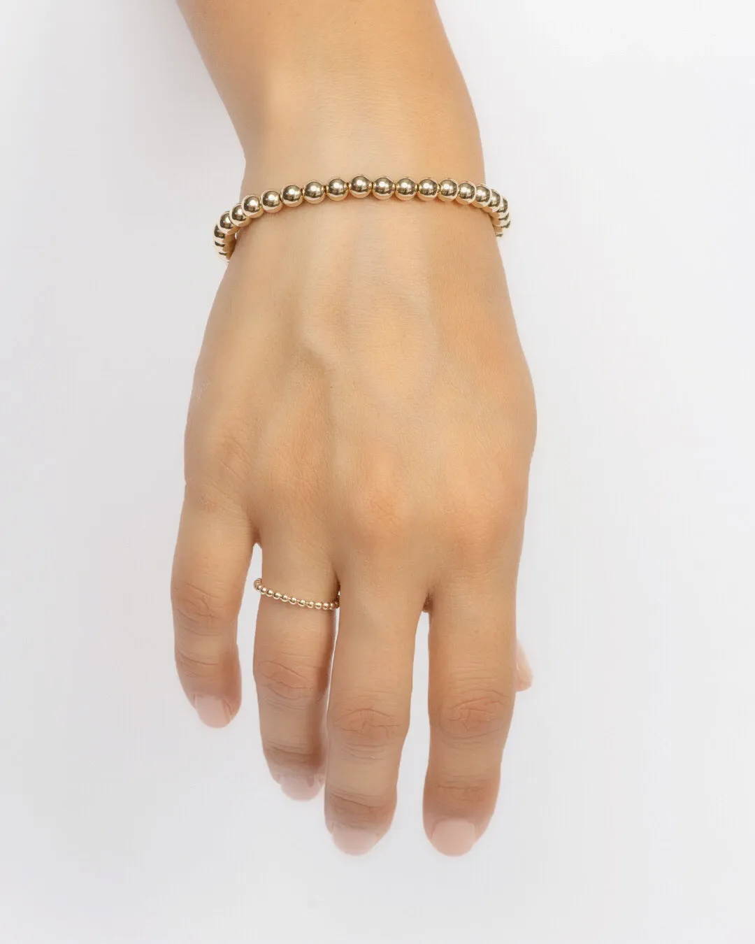Dot Bracelet, Gold Filled 5mm