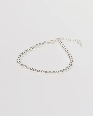 Dot Bracelet, Sterling Silver 4 mm