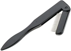 Dovewill Foldable Eyelash Comb & Eyebrow Brush with Steel Teeth Professional Beauty Makeup Tool