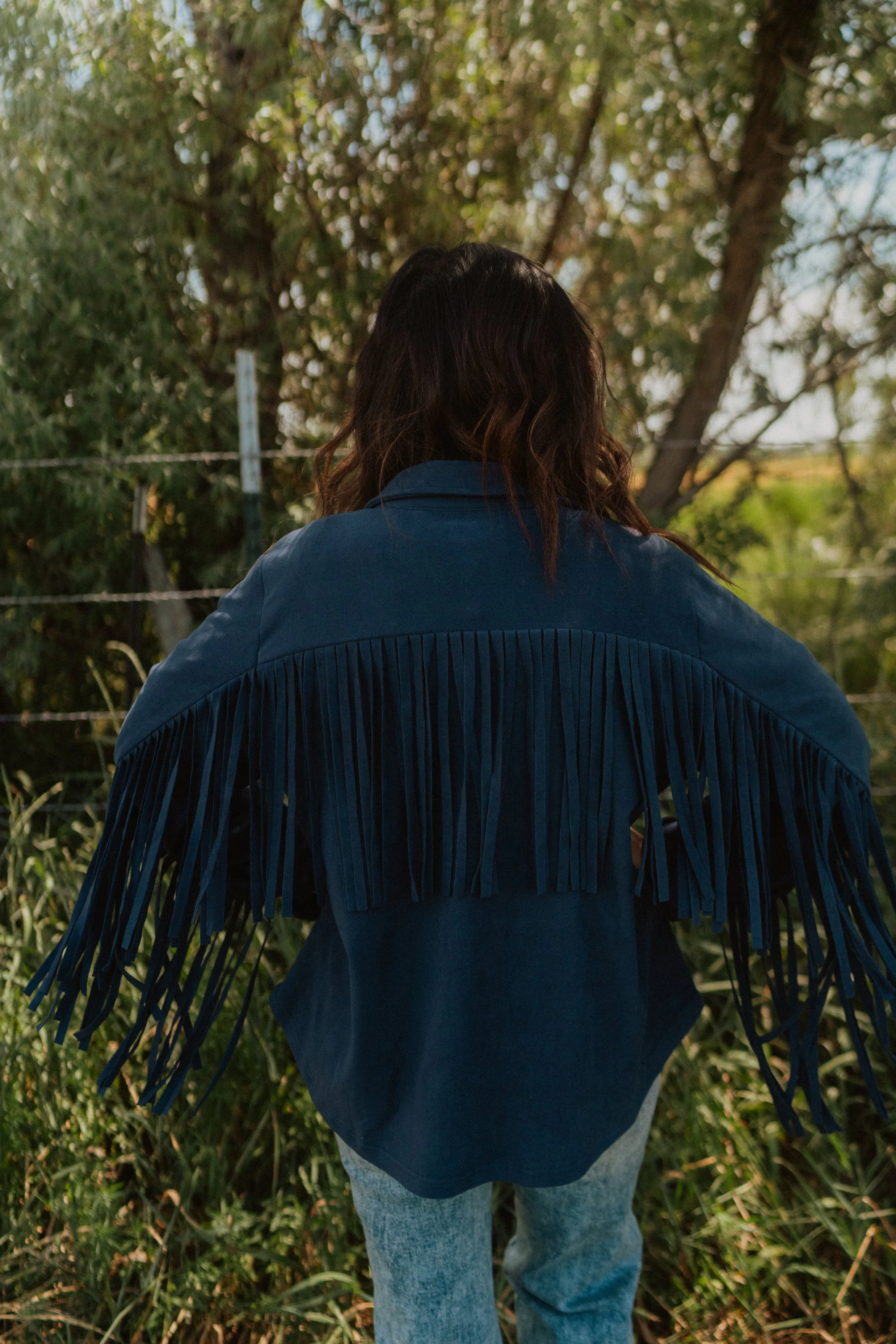 Dusty Fringe Shacket