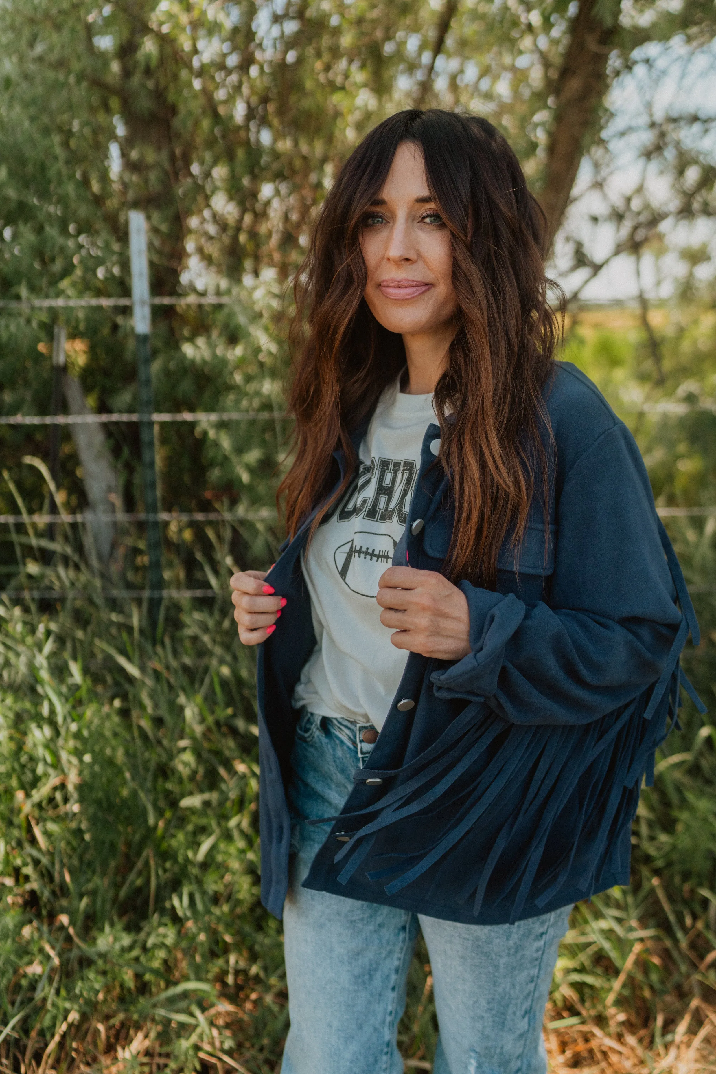 Dusty Fringe Shacket