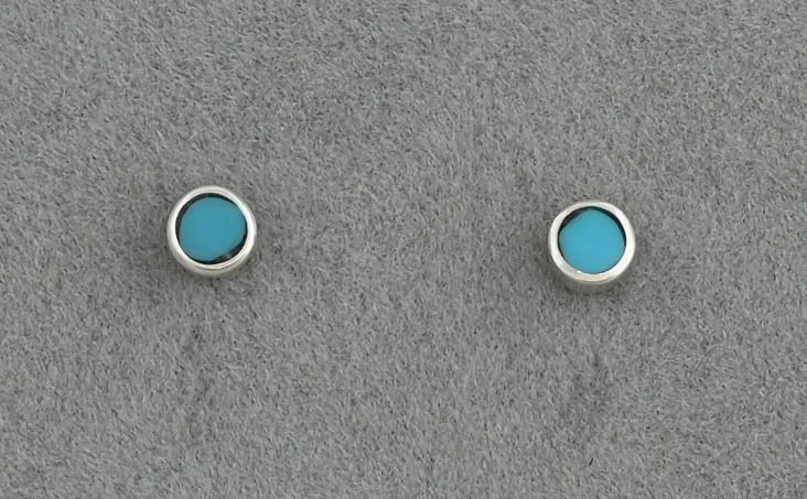 Earrings with (Tiny!) Round Studs by Jimmy Poyer