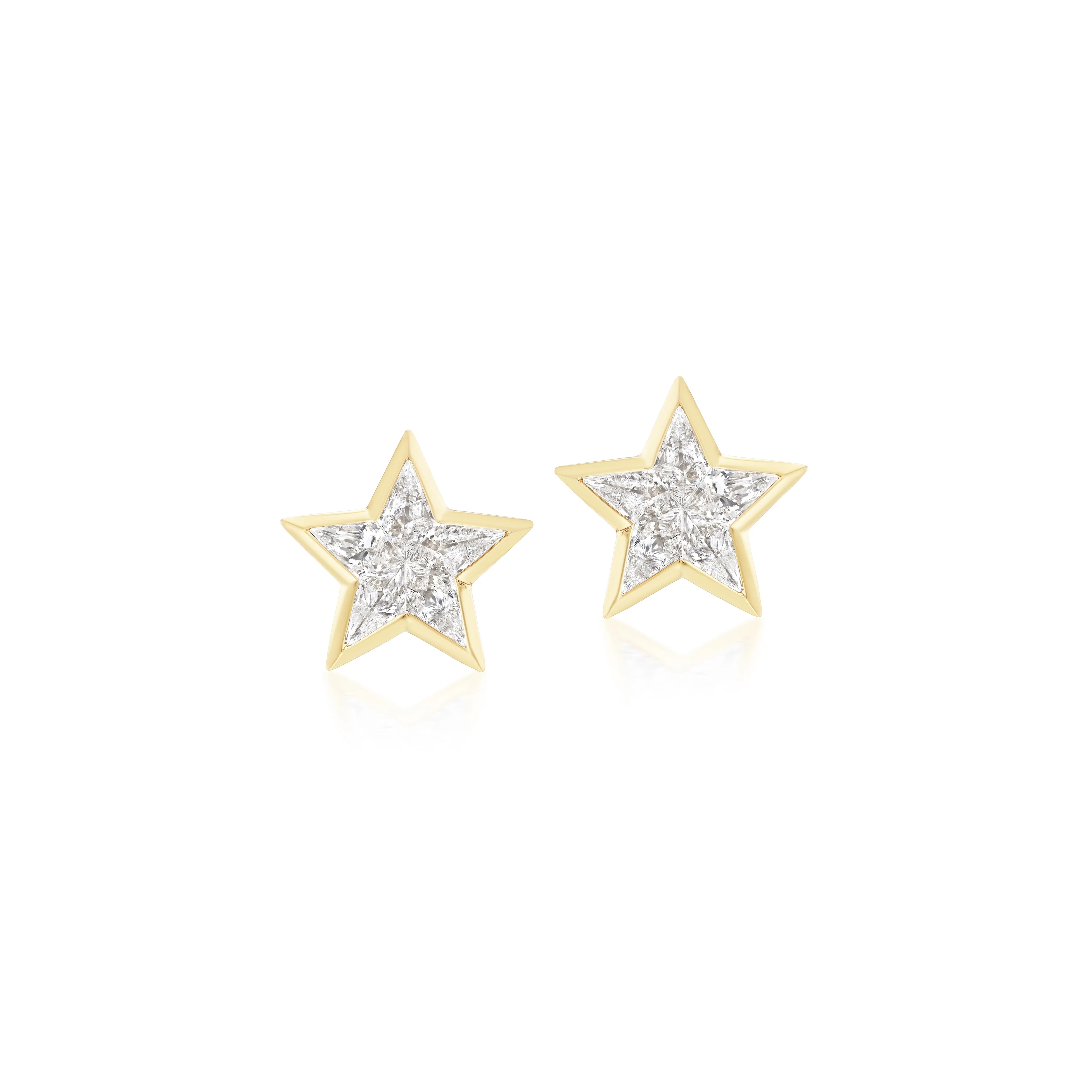 Eclipse Star Diamond Earrings