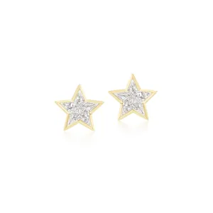 Eclipse Star Diamond Earrings