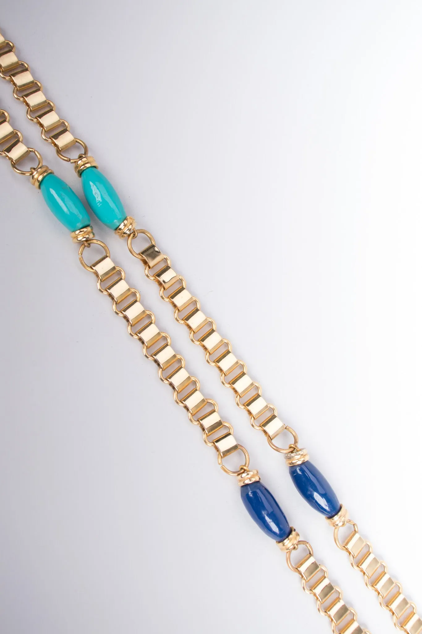 Egyptian Inspired Bead Fringe Pendant