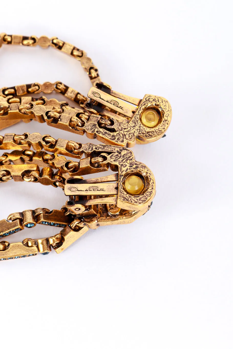 Egyptian Revival Fringe Earrings