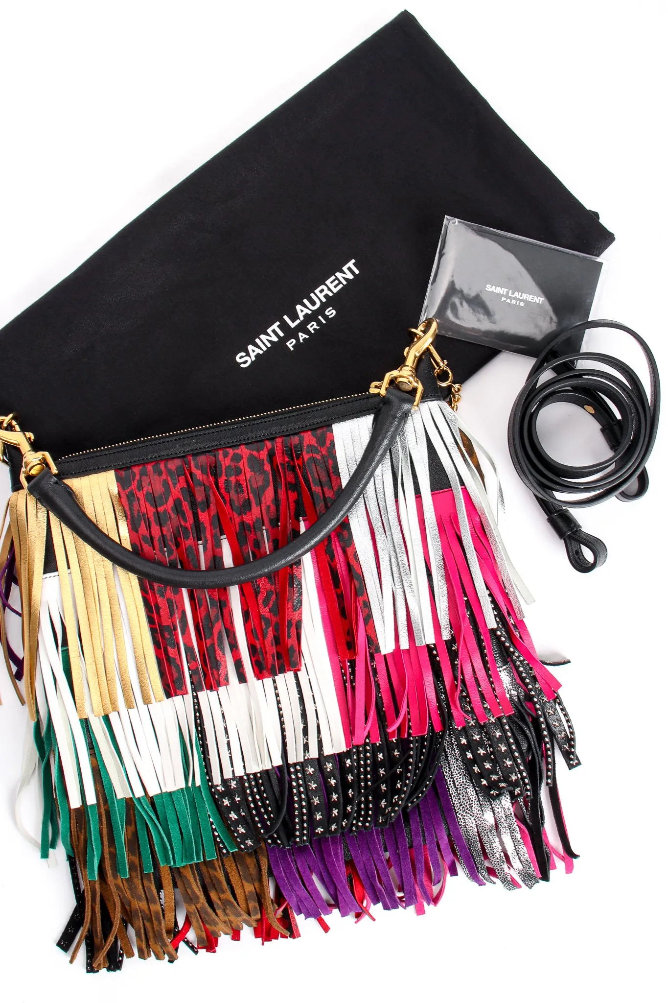 Emmanuelle Multi Fringe Crossbody Bag