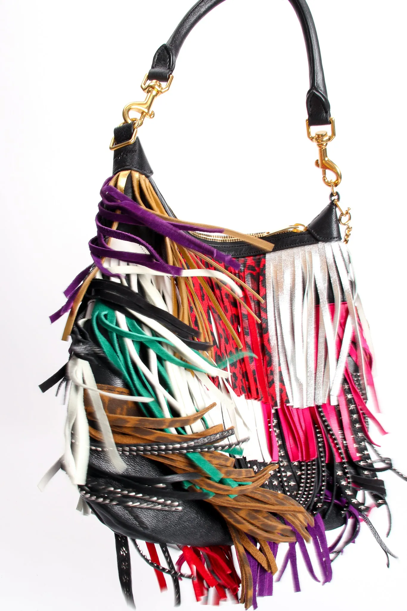 Emmanuelle Multi Fringe Crossbody Bag