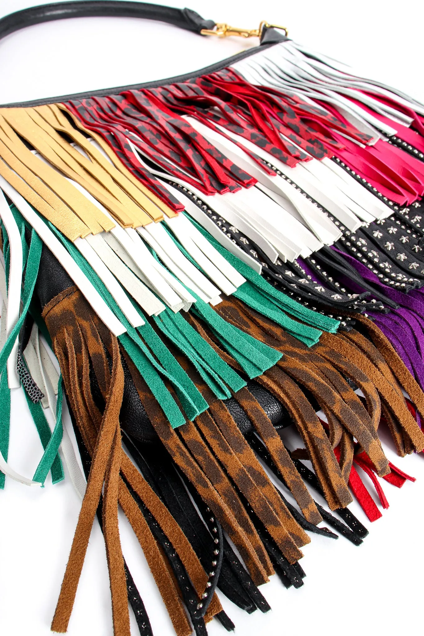 Emmanuelle Multi Fringe Crossbody Bag