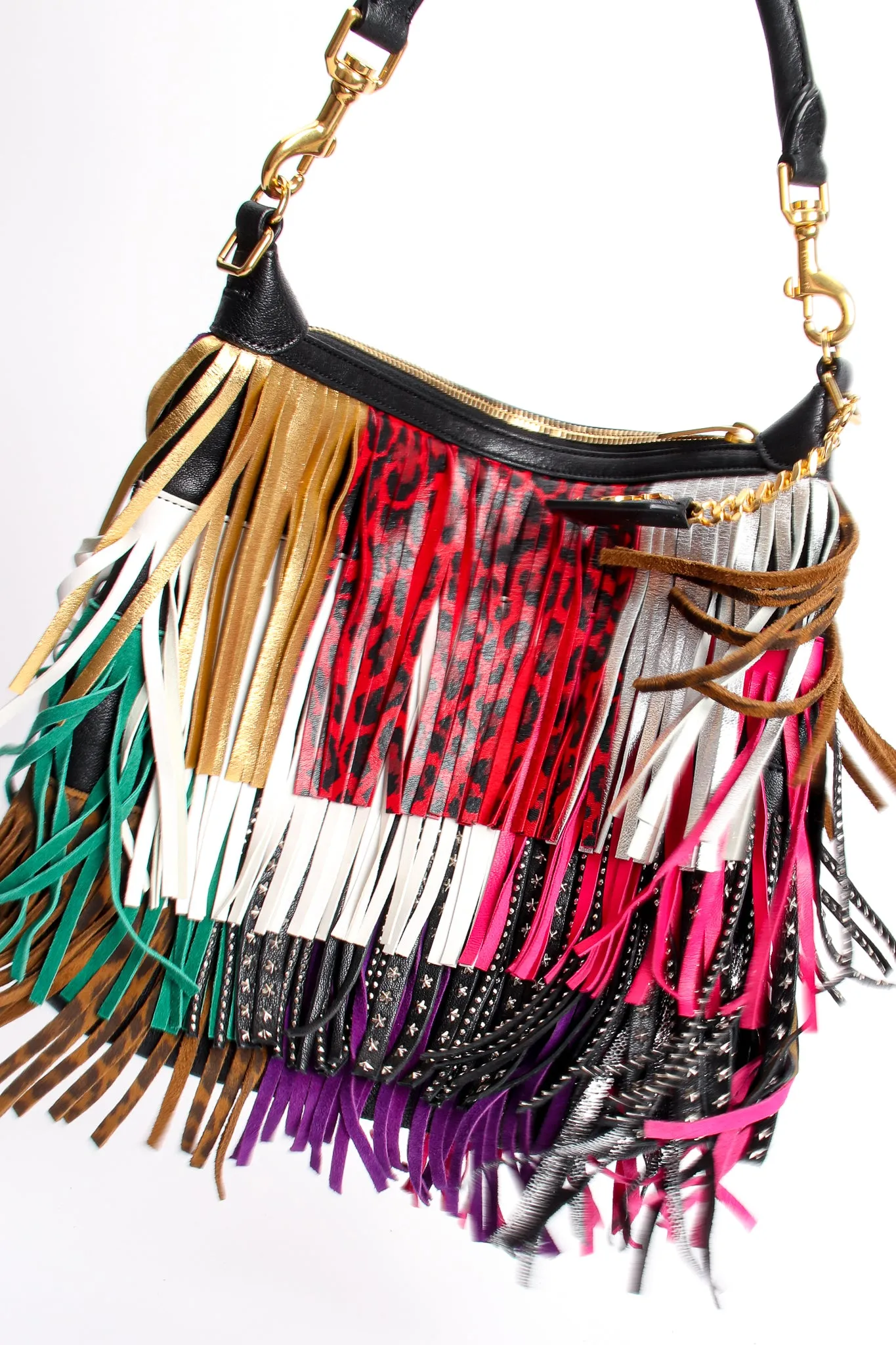Emmanuelle Multi Fringe Crossbody Bag