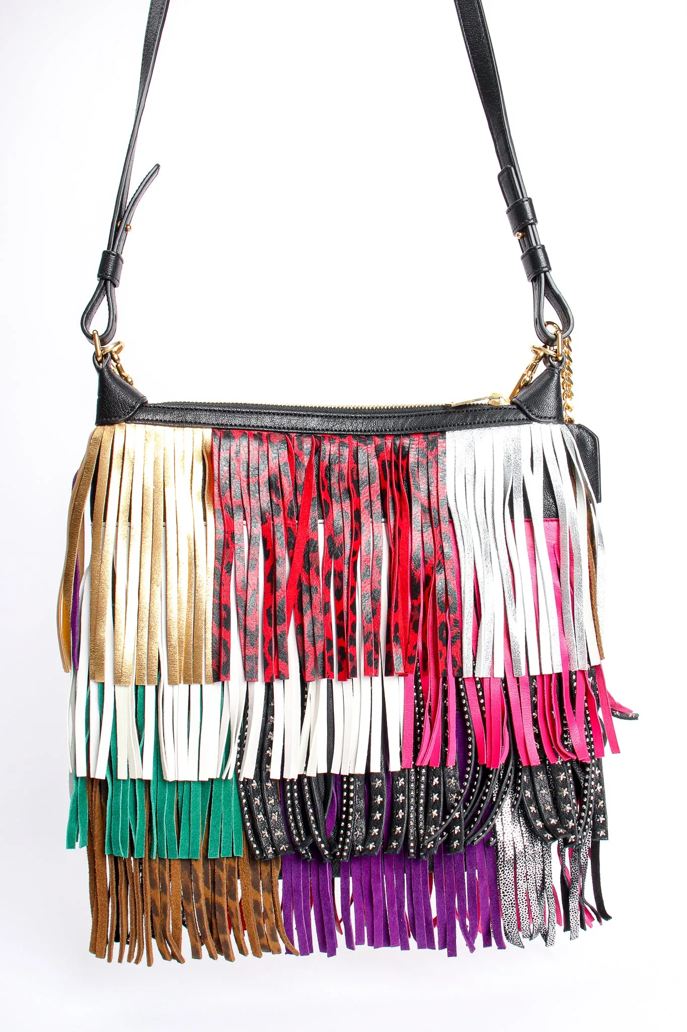 Emmanuelle Multi Fringe Crossbody Bag