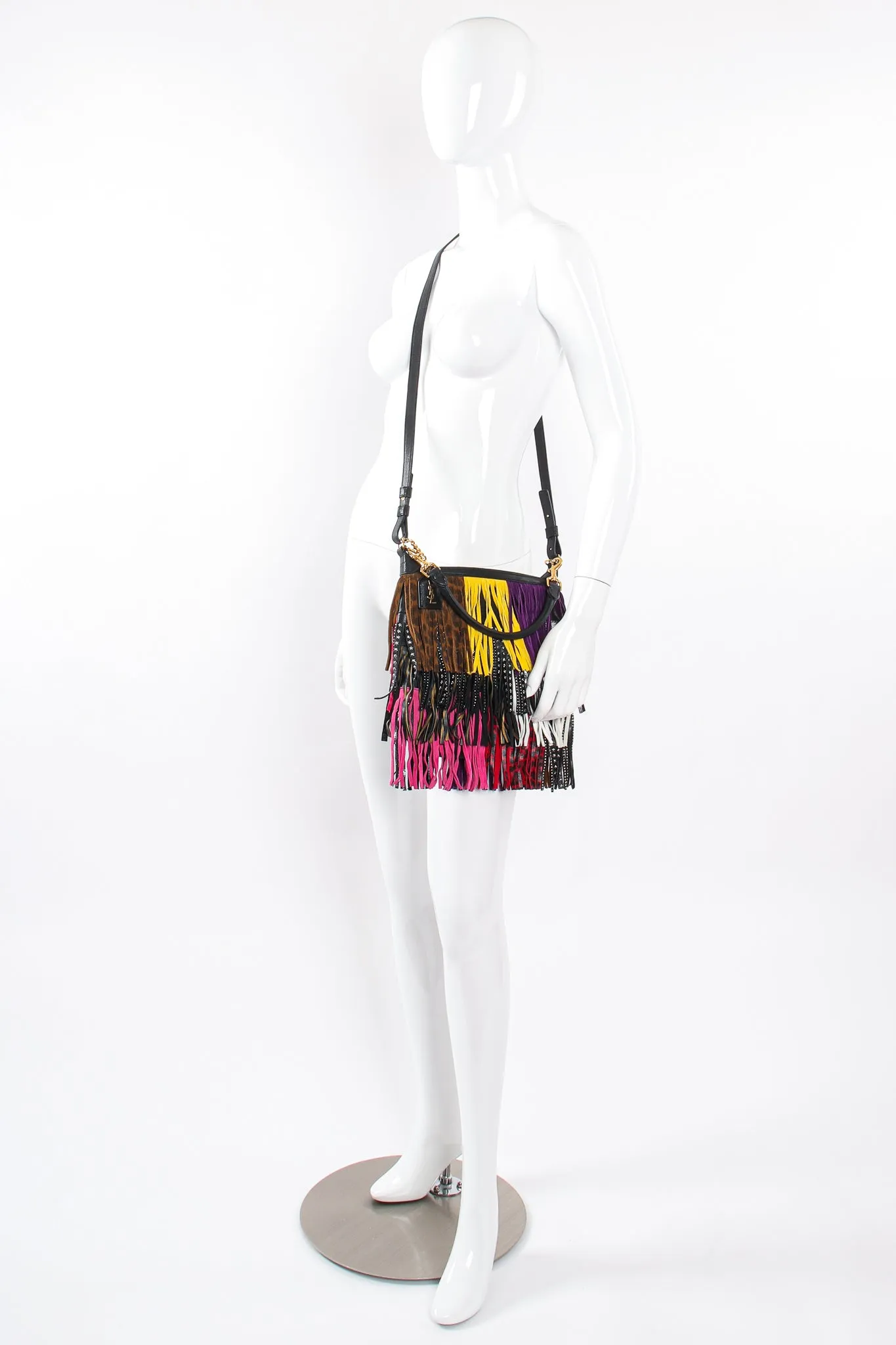 Emmanuelle Multi Fringe Crossbody Bag