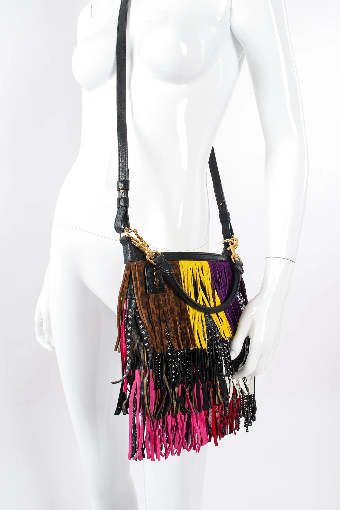 Emmanuelle Multi Fringe Crossbody Bag