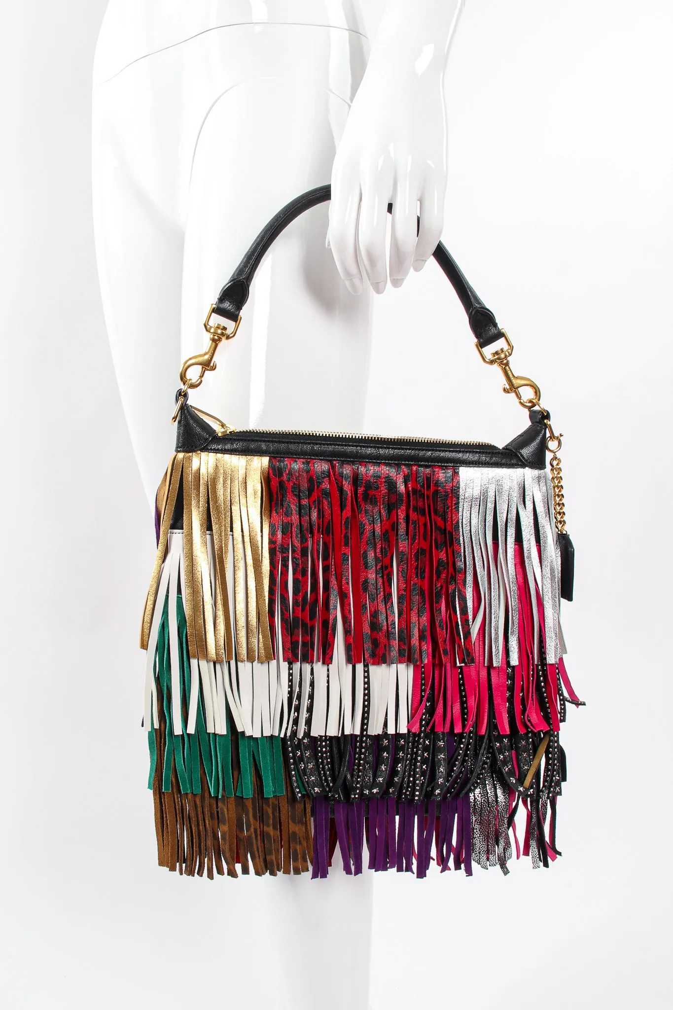 Emmanuelle Multi Fringe Crossbody Bag