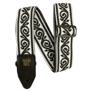 Ernie Ball Black Vine Jacquard Strap
