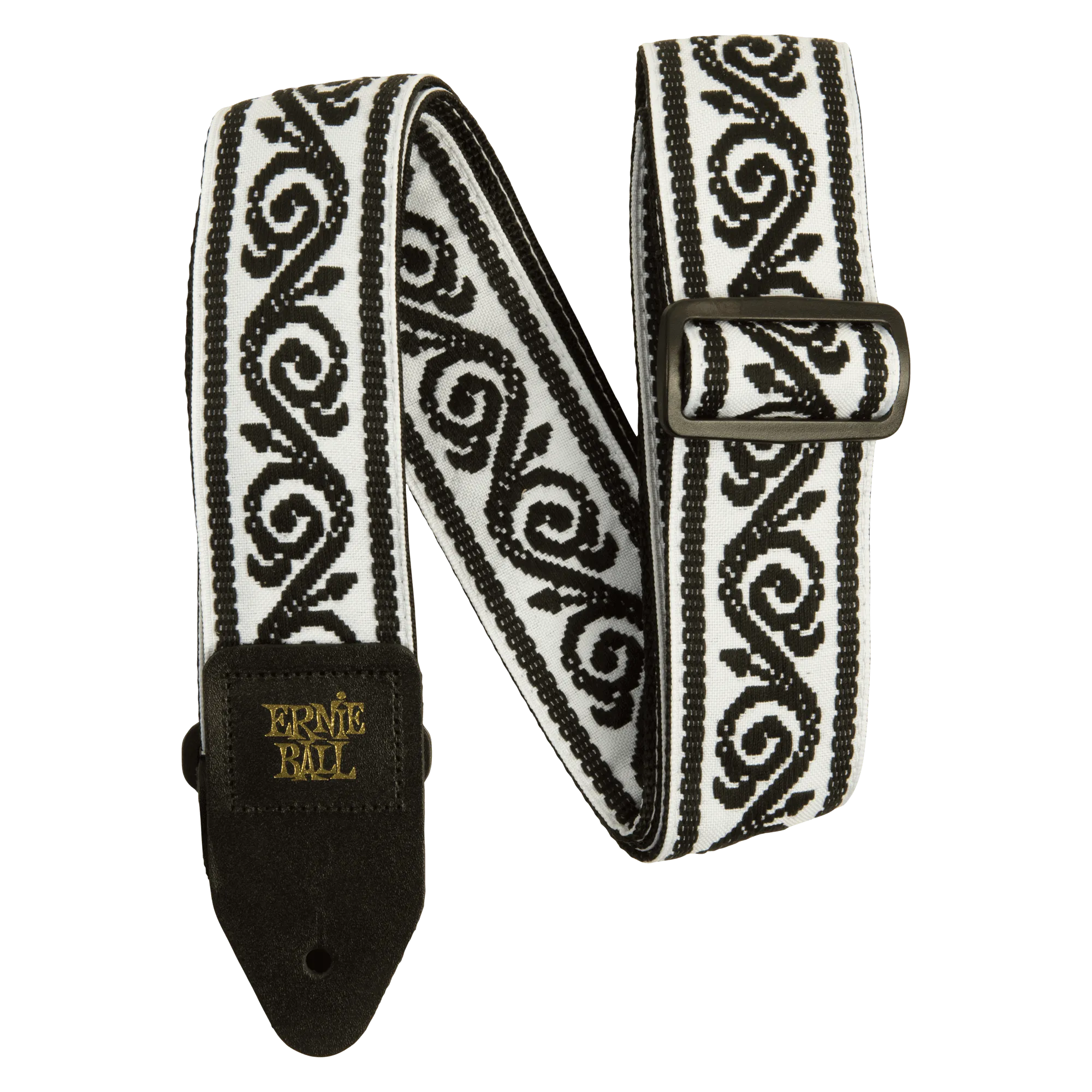 Ernie Ball Black Vine Jacquard Strap
