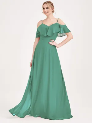Eucalyptus 1 Of 3 Ways Cap Sleeve Chiffon Convertible Bridesmaid Dress
