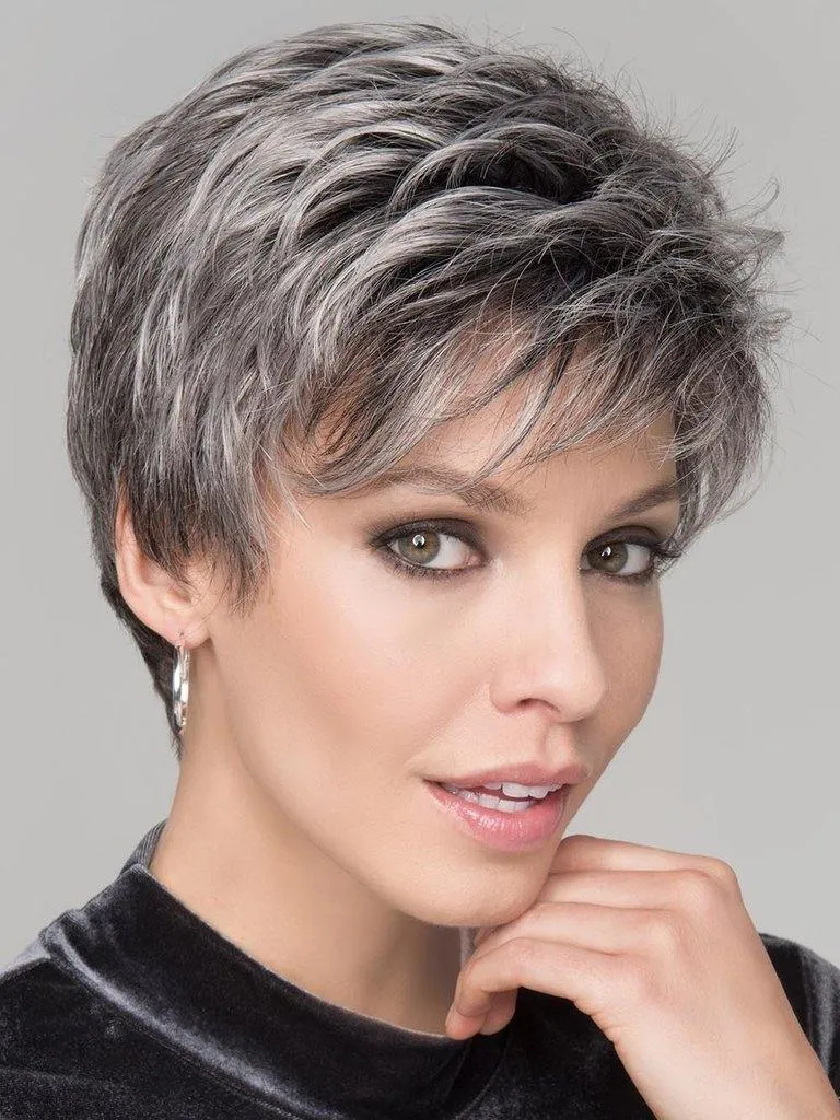 EVELYN - PIXIE CURLS - Mono Top lace front wig