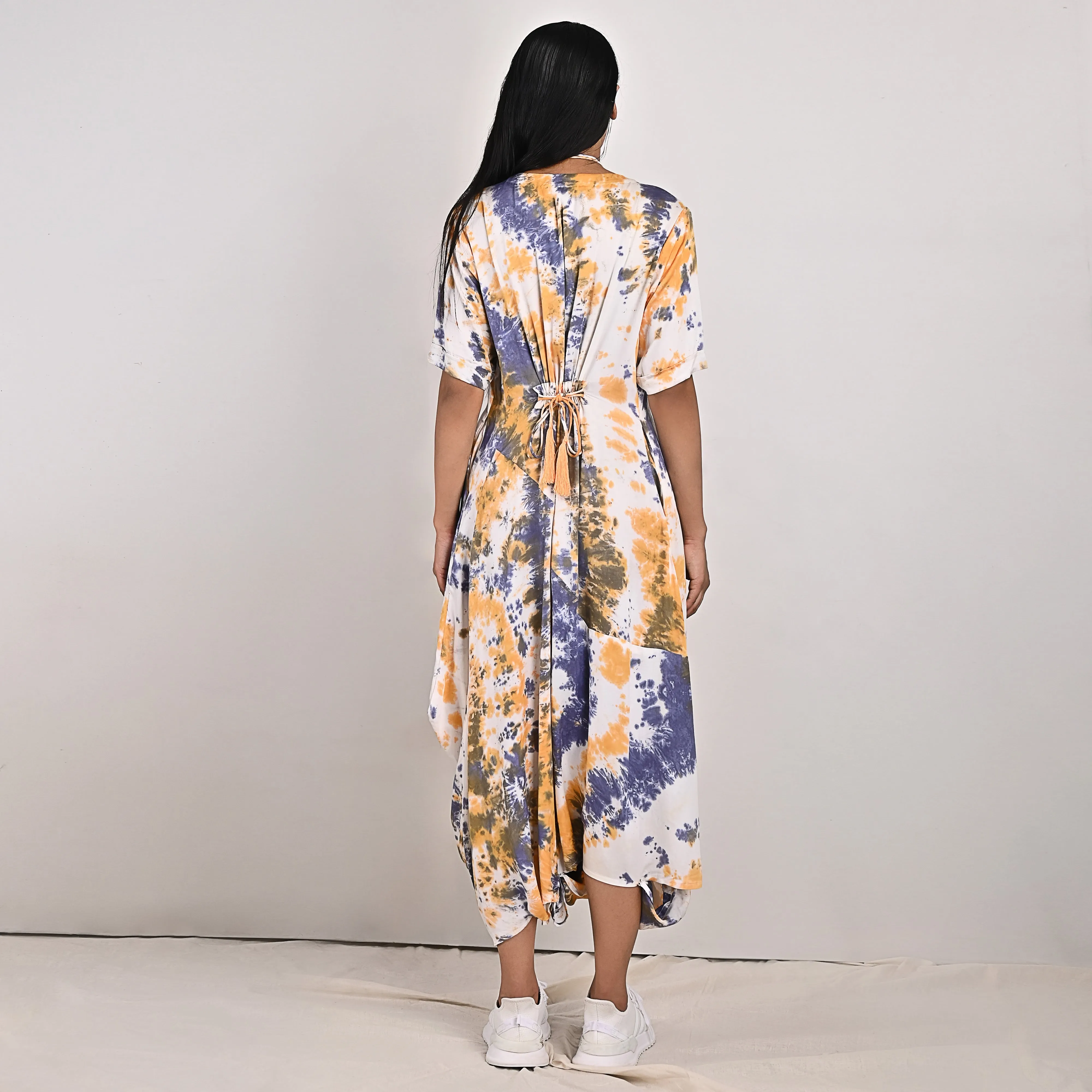 Evelyn - Tie & Dye Jumpsuit Dress
