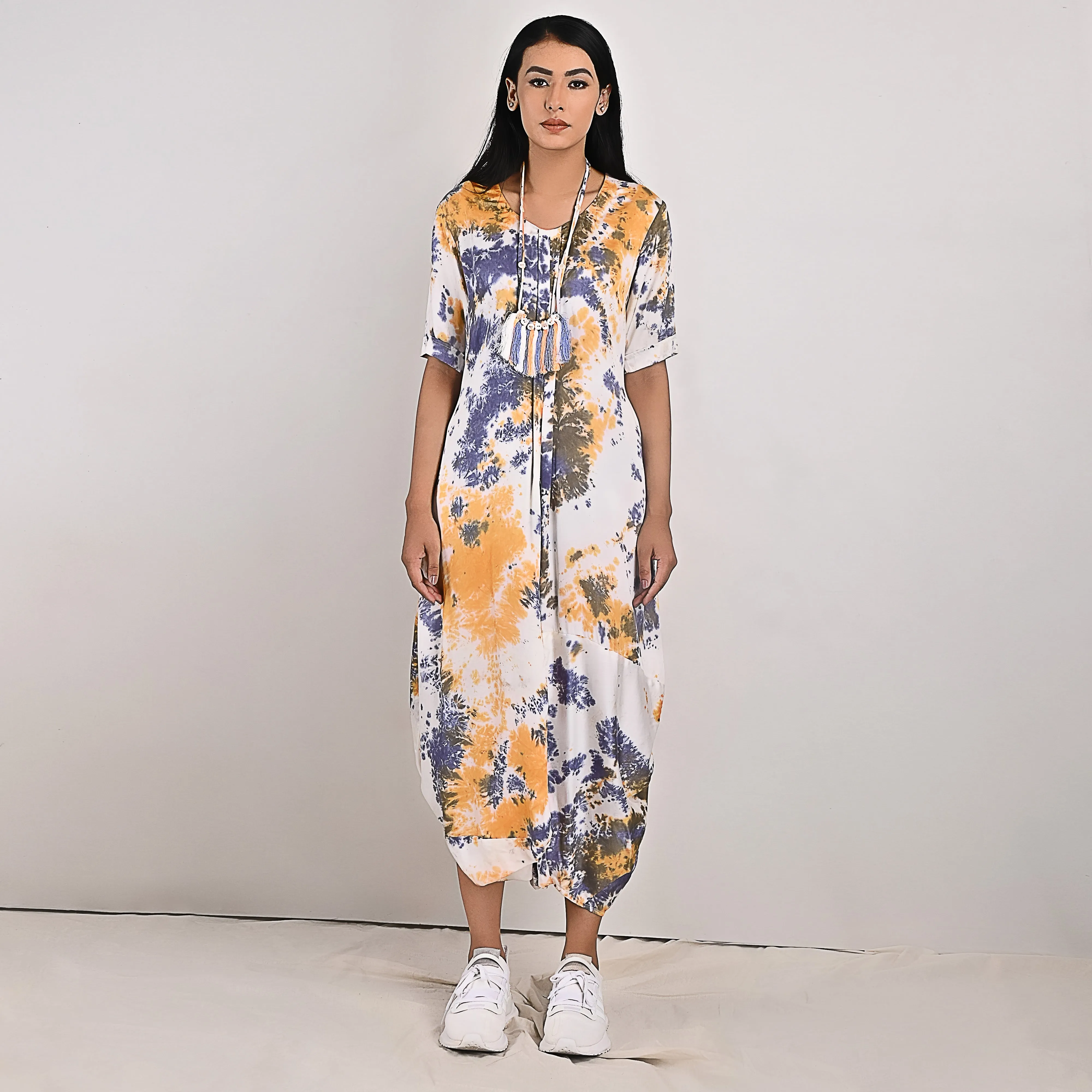 Evelyn - Tie & Dye Jumpsuit Dress