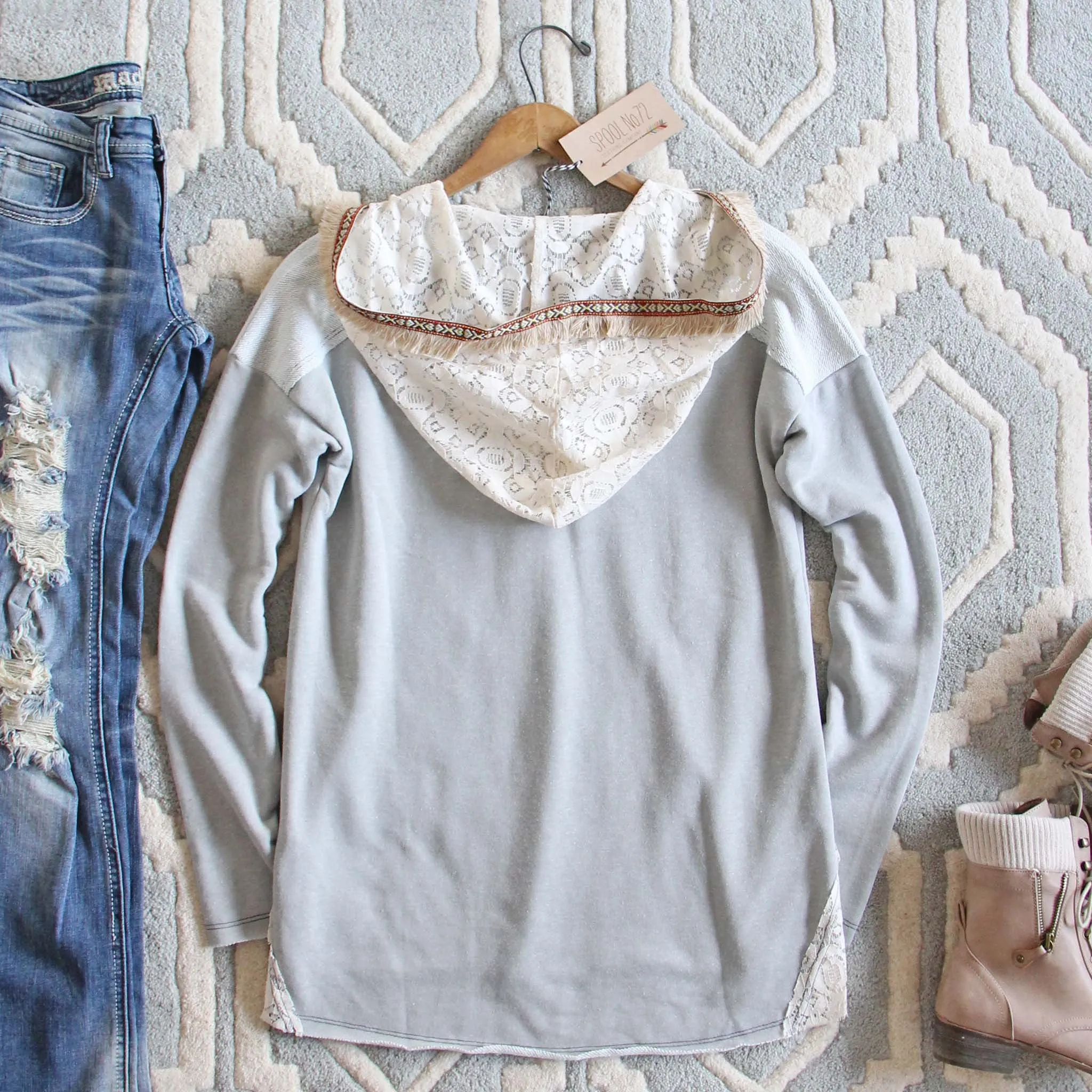 Fable & Fringe Lace Sweatshirt