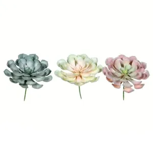 Faux Peperomia Succulent - Set of 3