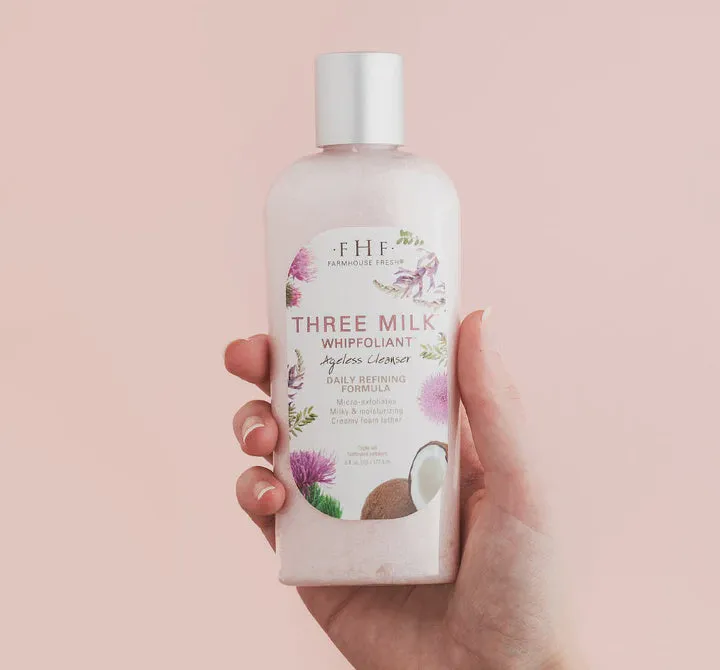 FHF Three Milk Whipfoliant Ageless Cleanser 6 oz