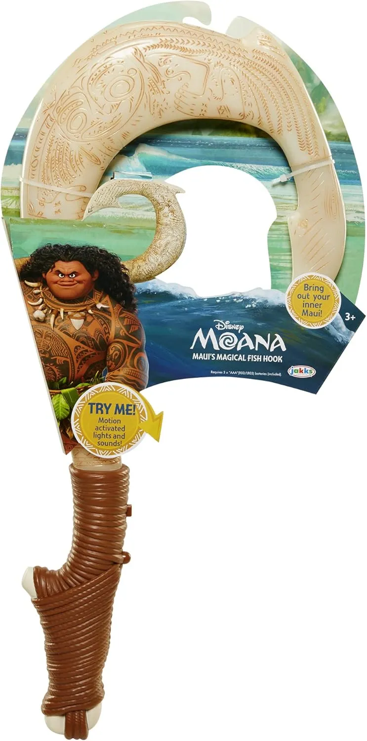 Fish Hook Moana Maui's Magical Motion Activated Lights and Sound 20 USA