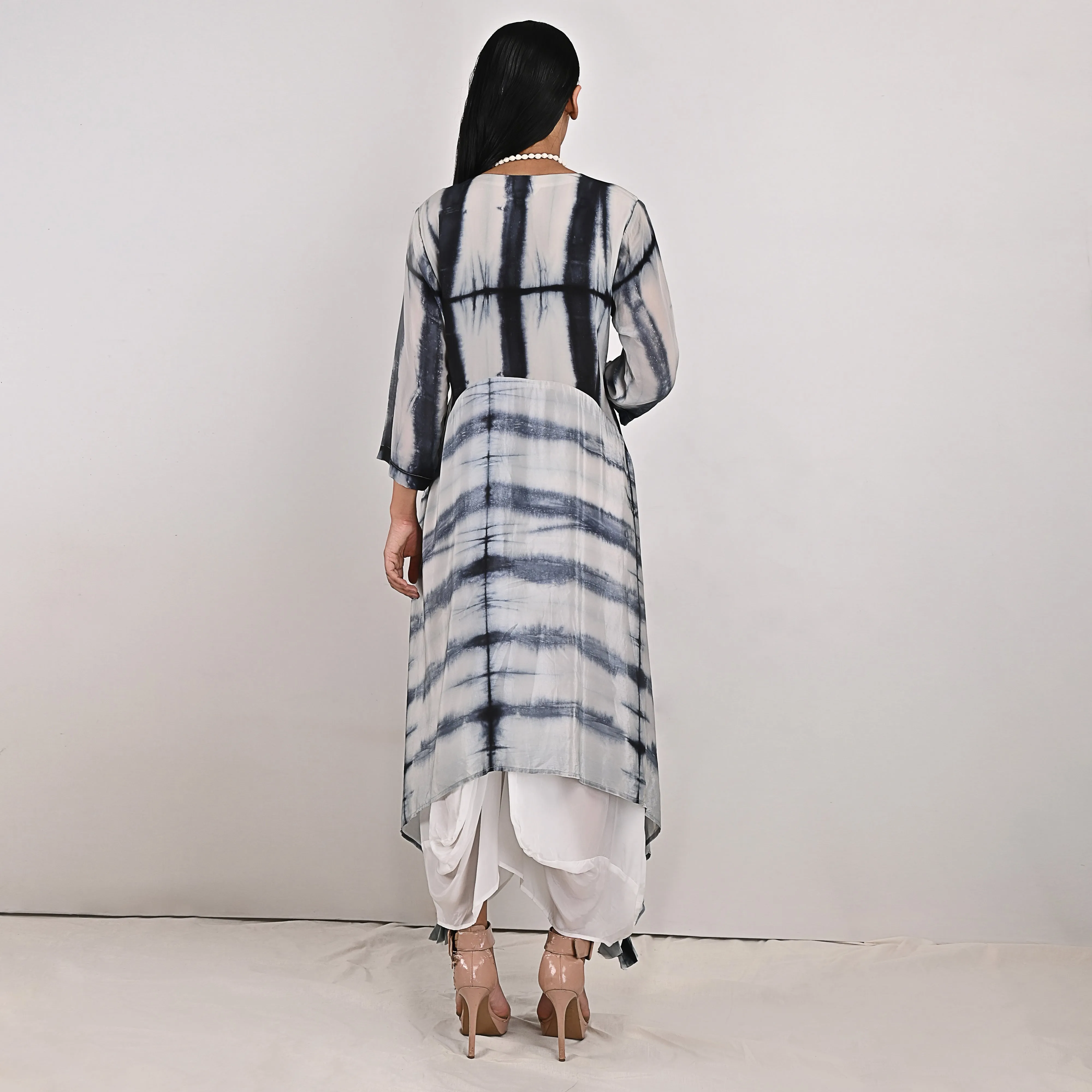 Fleur - Tie & Dye  One Piece Cowl Dress