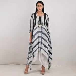 Fleur - Tie & Dye  One Piece Cowl Dress