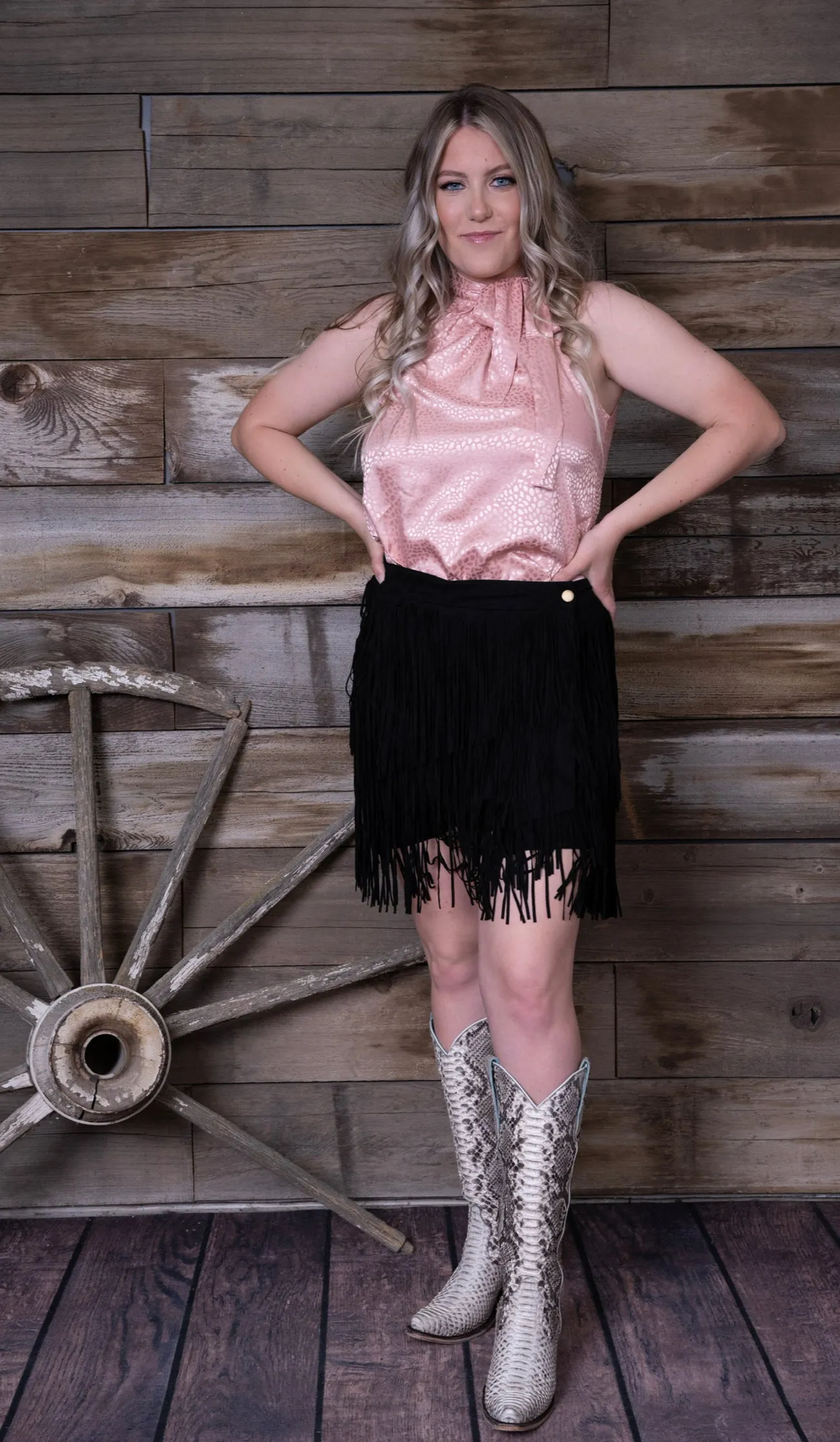 Flynn Faux Suede Skirt