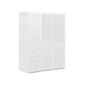 Foldable Closet Clothes Organizer with 12 Cubby Storage