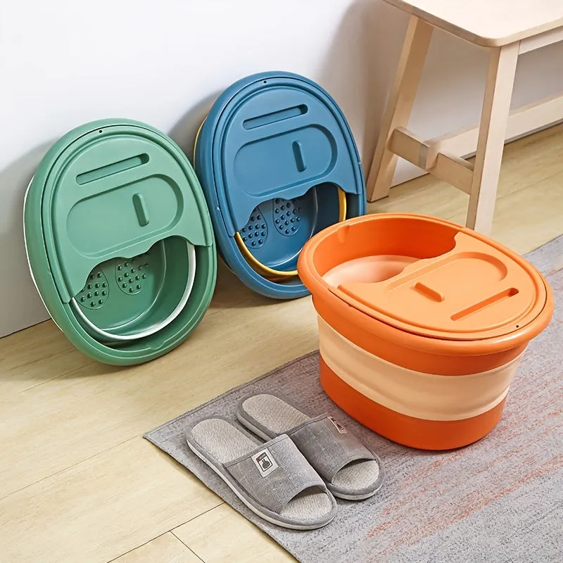Foldable Foot Bath & Foot Massager Set